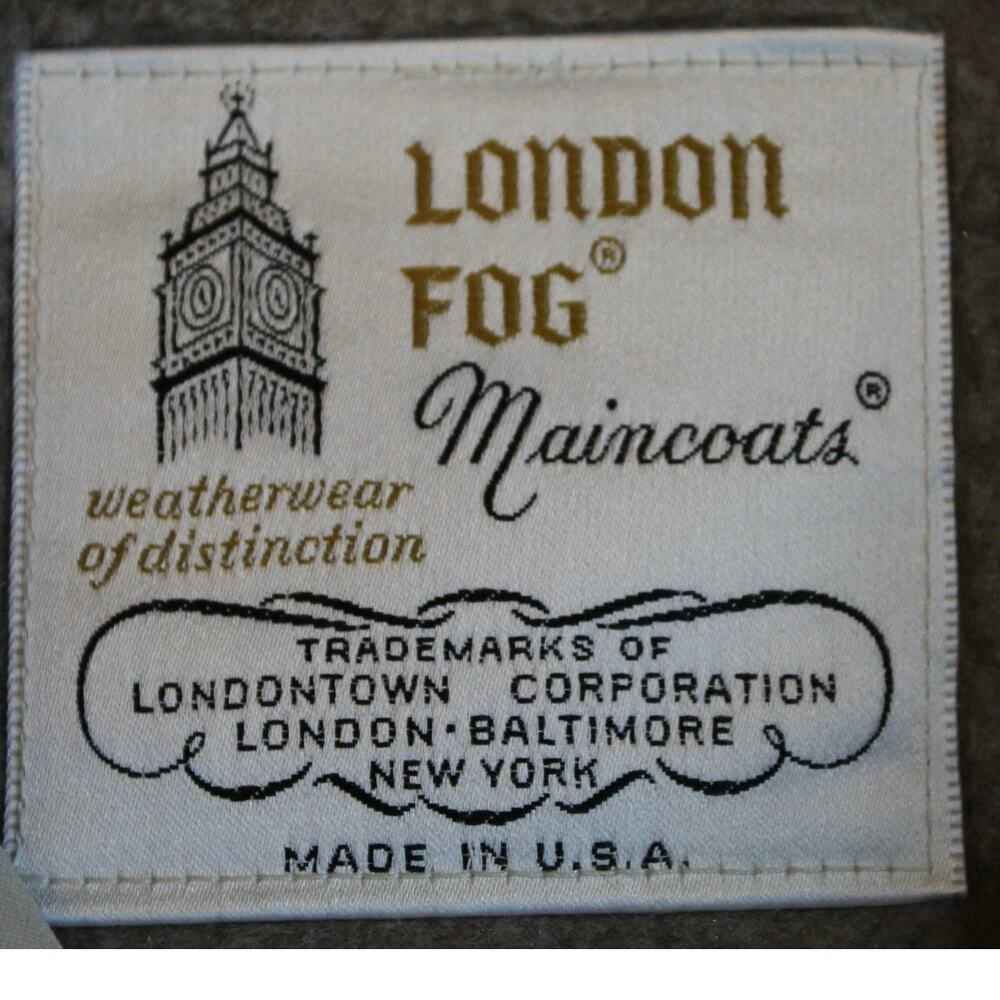 London Fog Vintage Tan Trench Coat Zip-Out Liner Belted Classic Size 10P - Picture 6 of 8